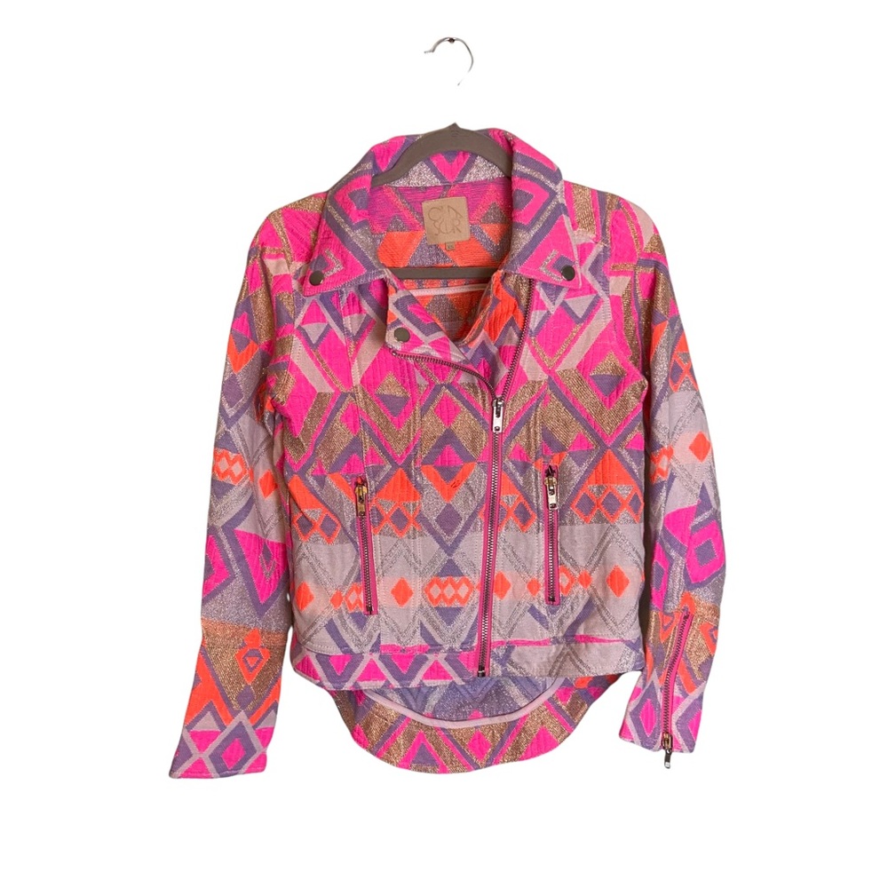 Chaser Multicolor Geometric Jacket - image 2